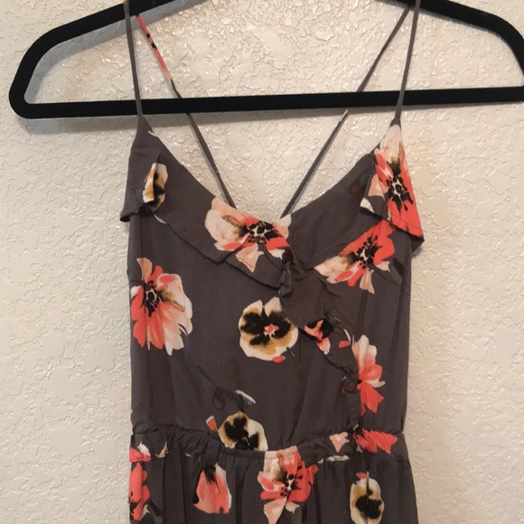 Full Tilt Spagetti Strap Floral Dress Junior Sz M - Picture 2 of 4